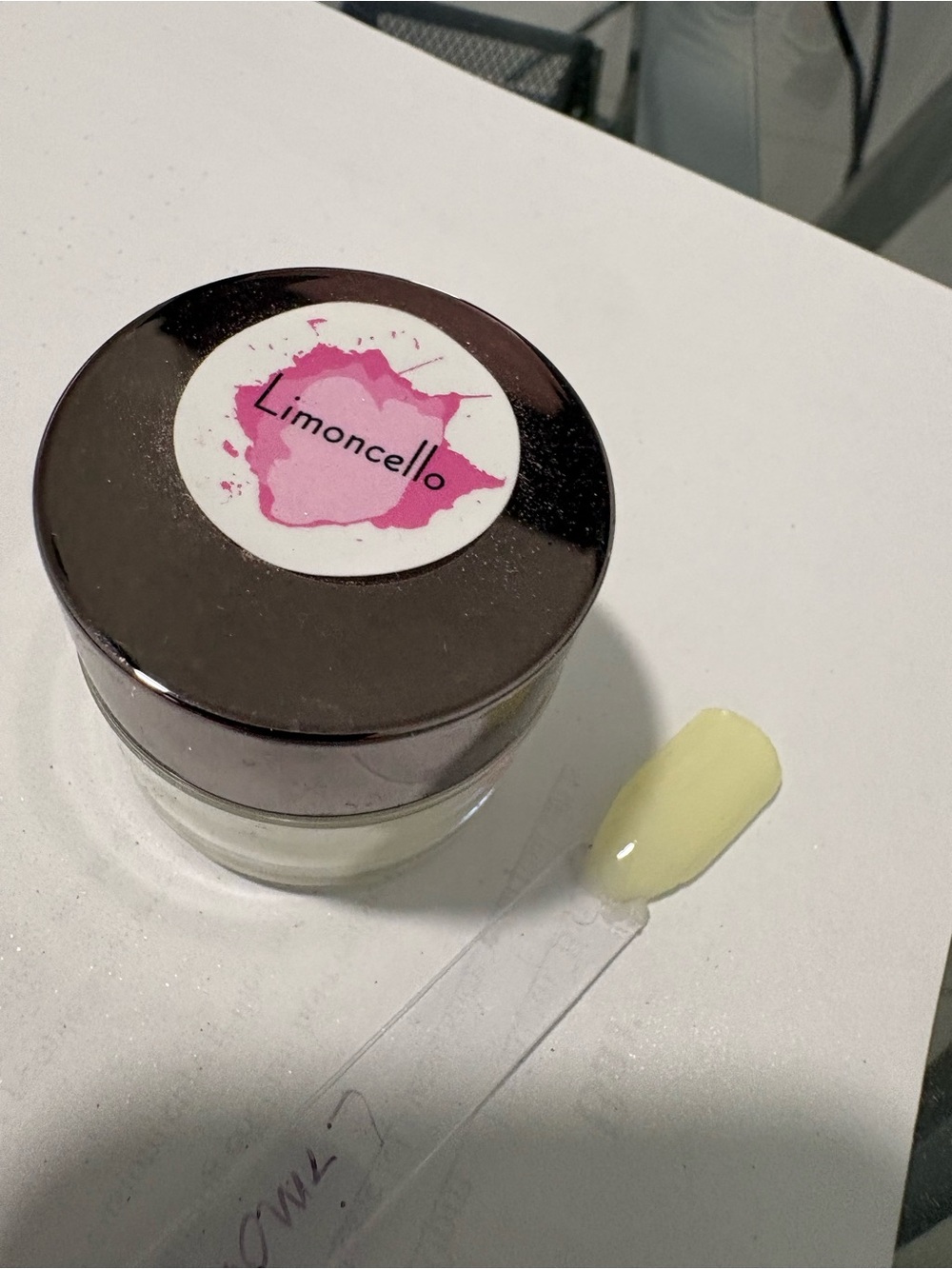 Peppi Gel Limoncello light yellow dip nail powder